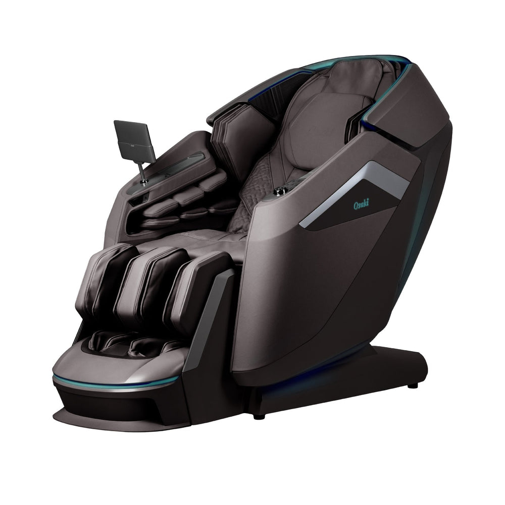 Osaki Ai Apex 5D+4D Duo Massage Chair - brown perspective view