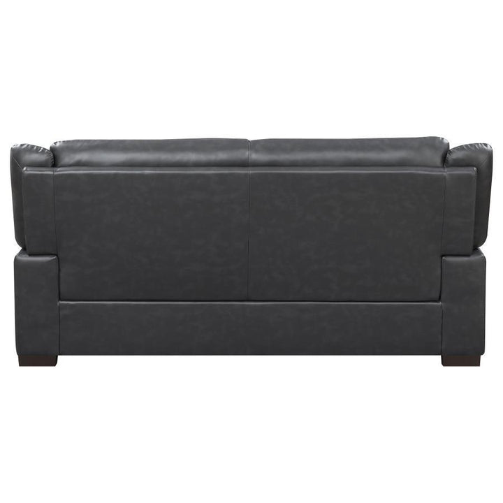 Arabella - Upholstered Padded Arm Sofa - Gray Stationary Sofa modern furniture Contempo Furniture