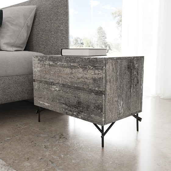 Aria - Italian Modern Multi Grey Bedroom Set