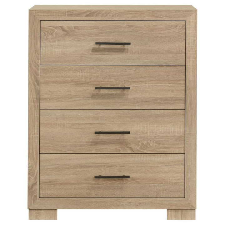 Arielle - 4 - Drawer Bedroom Chest Of Drawers - Light Oak Accent Chest modern furniture Contempo Furniture