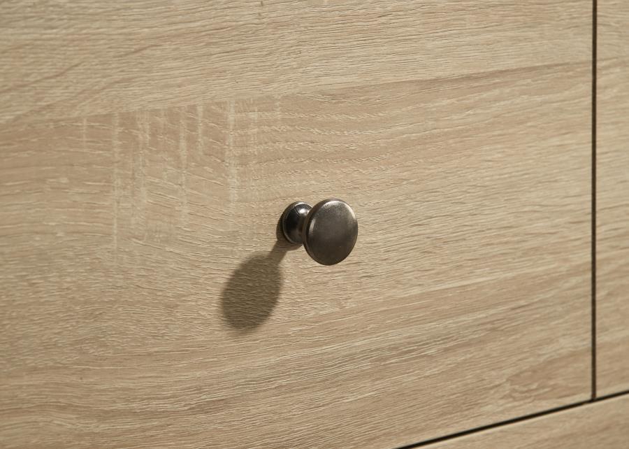 Arielle - 6 - Drawer Bedroom Dresser Cabinet - Light Oak Dressers modern furniture Contempo Furniture