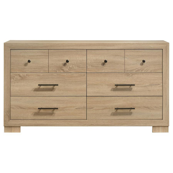 Arielle - 6 - Drawer Bedroom Dresser Cabinet - Light Oak Dressers modern furniture Contempo Furniture