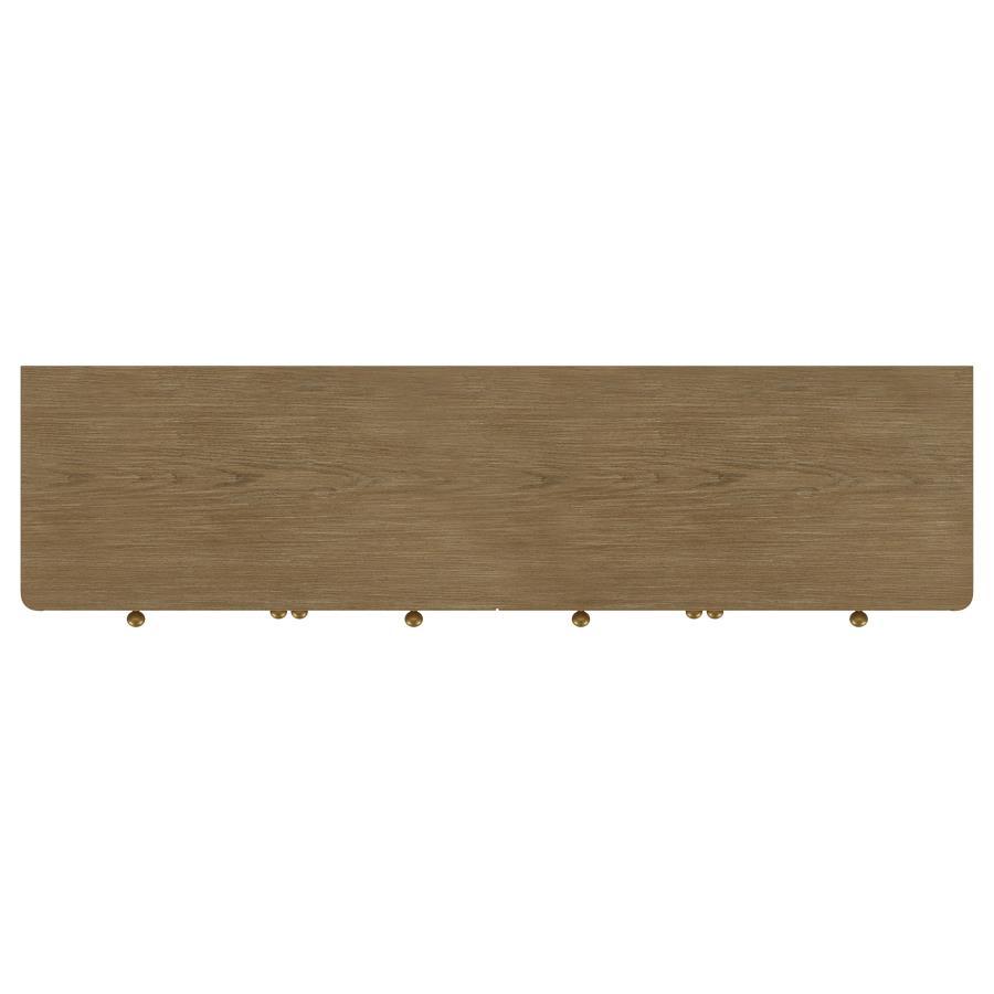 Arini - 2 - Drawer Cane Door Dining Sideboard Server - Sand Wash Servers modern furniture Contempo Furniture