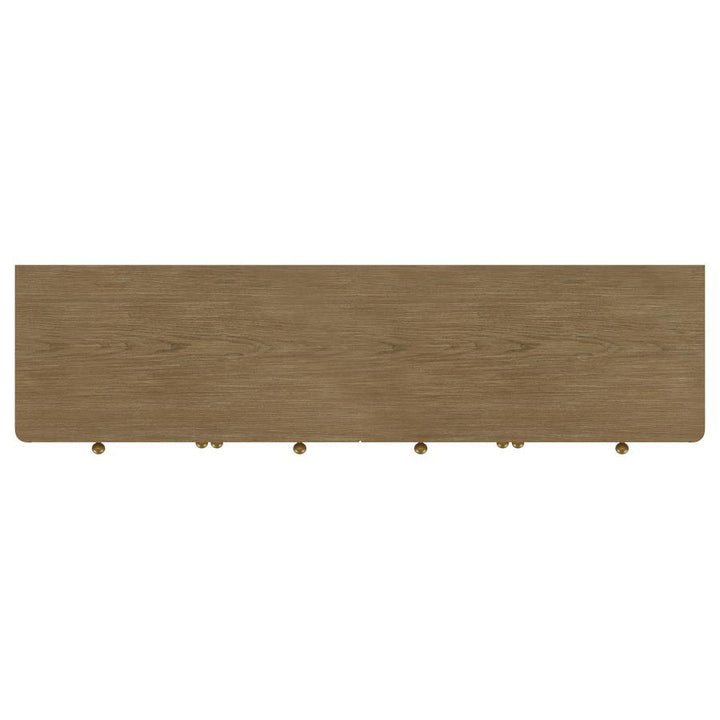 Arini - 2 - Drawer Cane Door Dining Sideboard Server - Sand Wash Servers modern furniture Contempo Furniture
