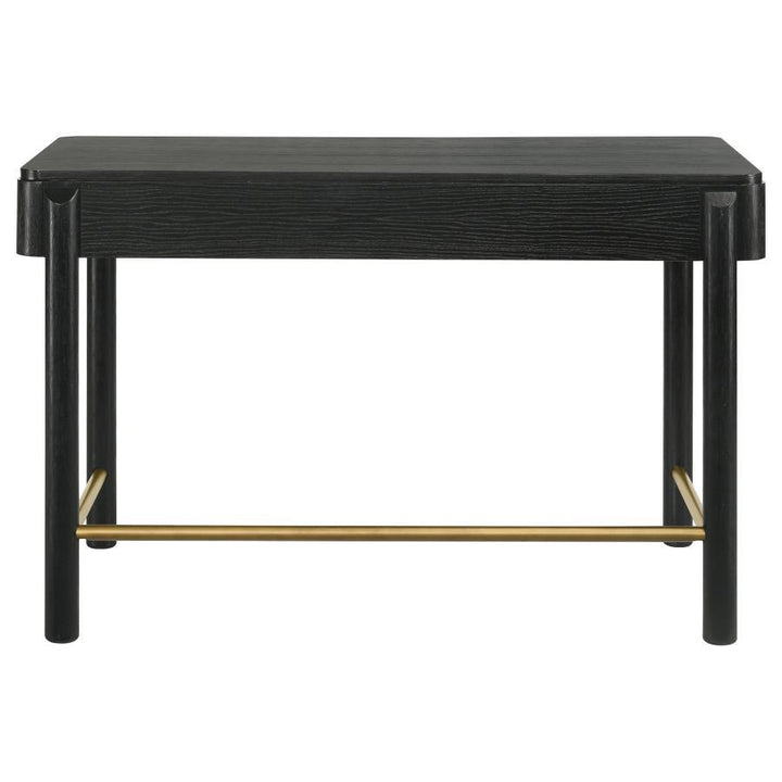 Arini - 2 - Drawer Vanity Desk Makeup Table - Black Vanity Desk modern furniture Contempo Furniture