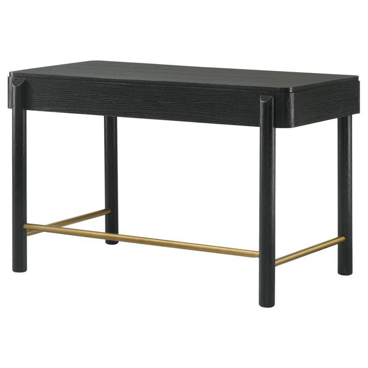Arini - 2 - Drawer Vanity Desk Makeup Table - Black Vanity Desk modern furniture Contempo Furniture