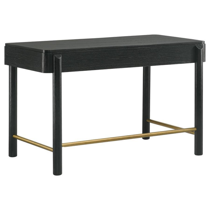Arini - 2 - Drawer Vanity Desk Makeup Table - Black Vanity Desk modern furniture Contempo Furniture