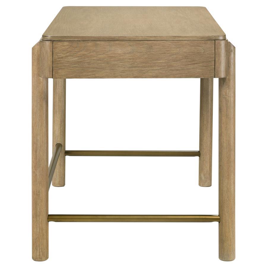 Arini - 2 - Drawer Vanity Desk Makeup Table - Sand Wash Vanity Desk modern furniture Contempo Furniture