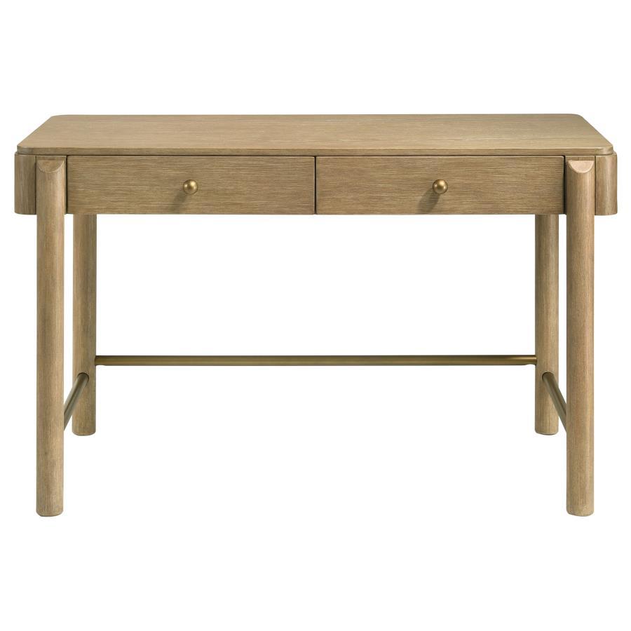 Arini - 2 - Drawer Vanity Desk Makeup Table - Sand Wash Vanity Desk modern furniture Contempo Furniture