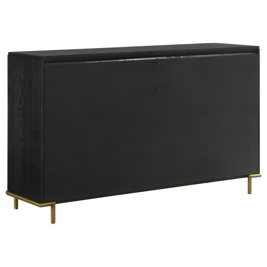 Arini - 8 - Drawer Dresser - Black Dressers modern furniture Contempo Furniture