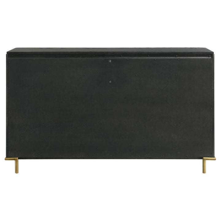 Arini - 8 - Drawer Dresser - Black Dressers modern furniture Contempo Furniture