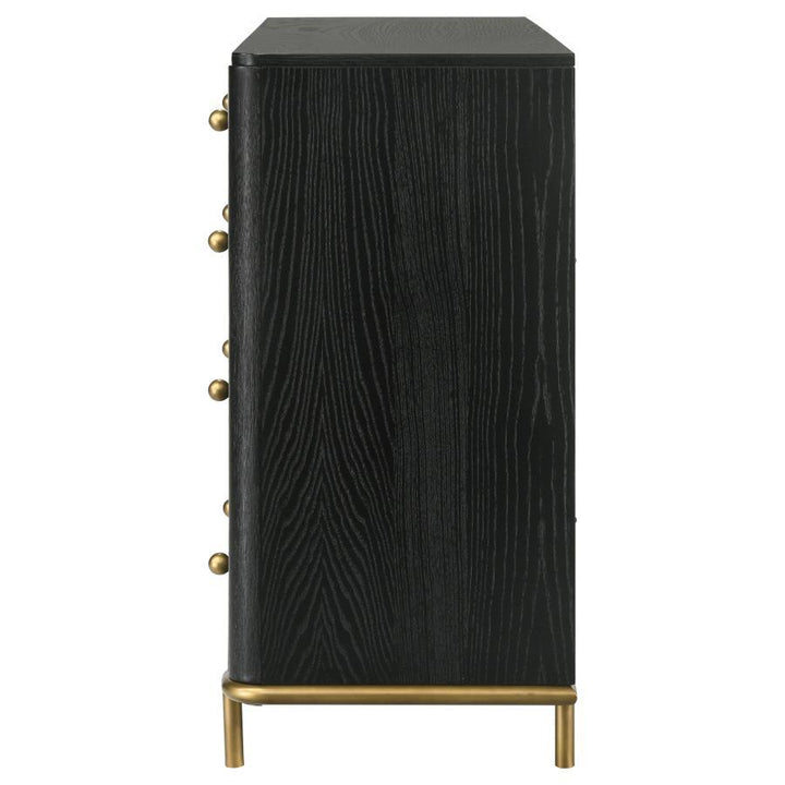 Arini - 8 - Drawer Dresser - Black Dressers modern furniture Contempo Furniture