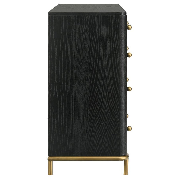 Arini - 8 - Drawer Dresser - Black Dressers modern furniture Contempo Furniture
