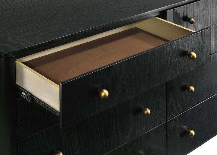Arini - 8 - Drawer Dresser - Black Dressers modern furniture Contempo Furniture