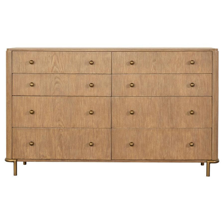 Arini - 8 - Drawer Dresser - Sand Wash Dressers modern furniture Contempo Furniture
