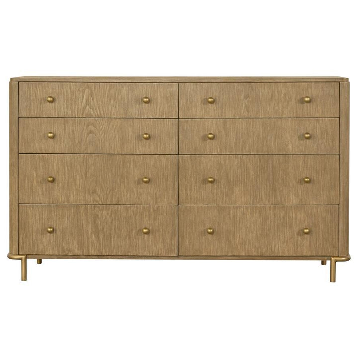 Arini - 8 - Drawer Dresser - Sand Wash Dressers modern furniture Contempo Furniture
