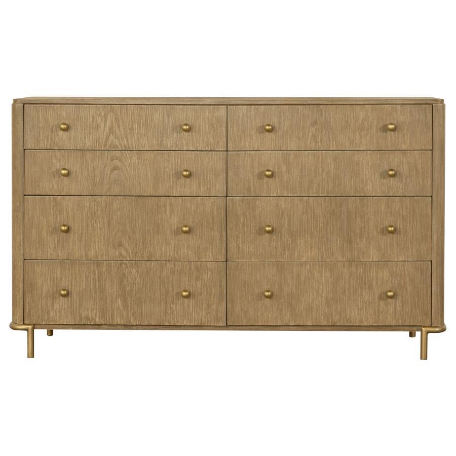 Arini - 8 - Drawer Dresser - Sand Wash Dressers modern furniture Contempo Furniture