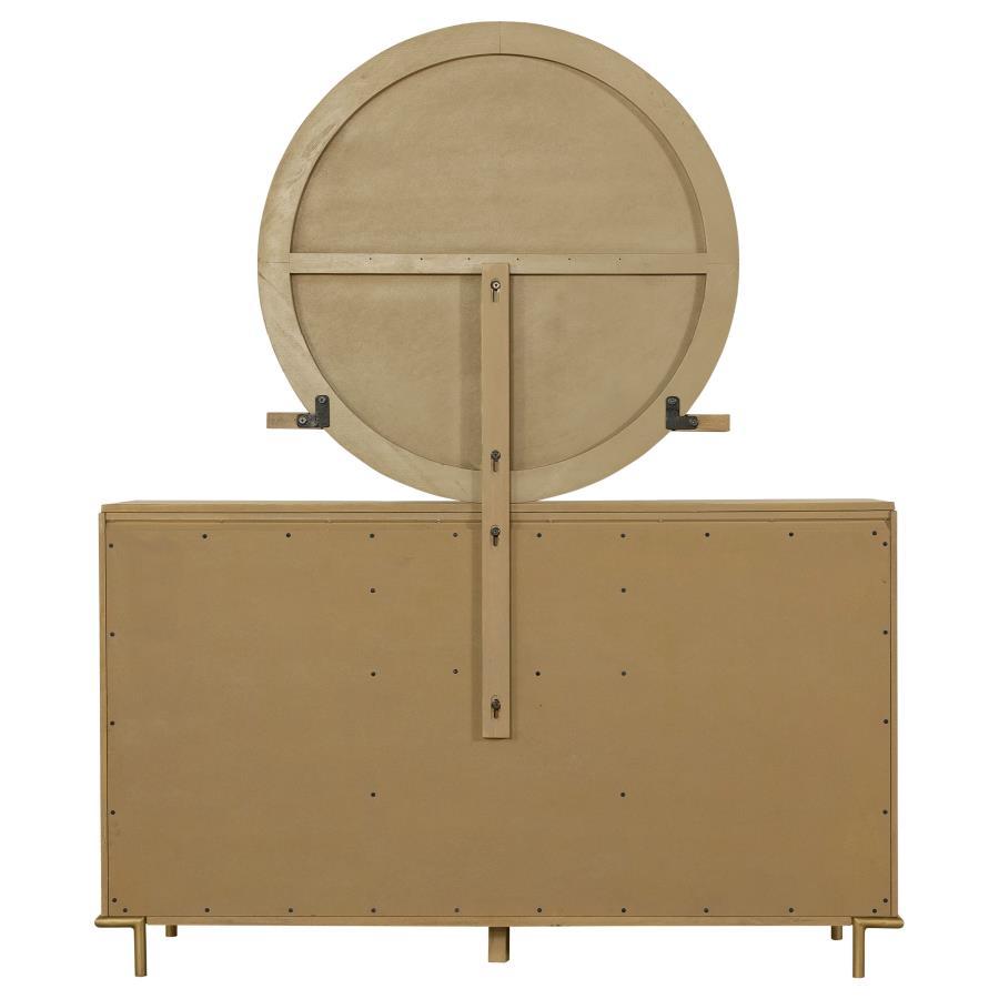 Arini - 8 - Drawer Dresser With Mirror - Sand Wash Dresser & Mirror modern furniture Contempo Furniture