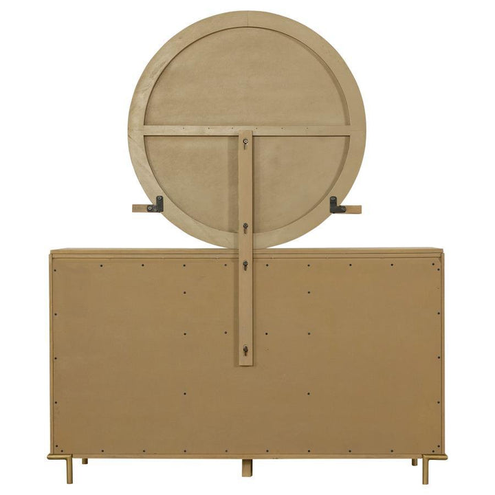 Arini - 8 - Drawer Dresser With Mirror - Sand Wash Dresser &amp; Mirror modern furniture Contempo Furniture