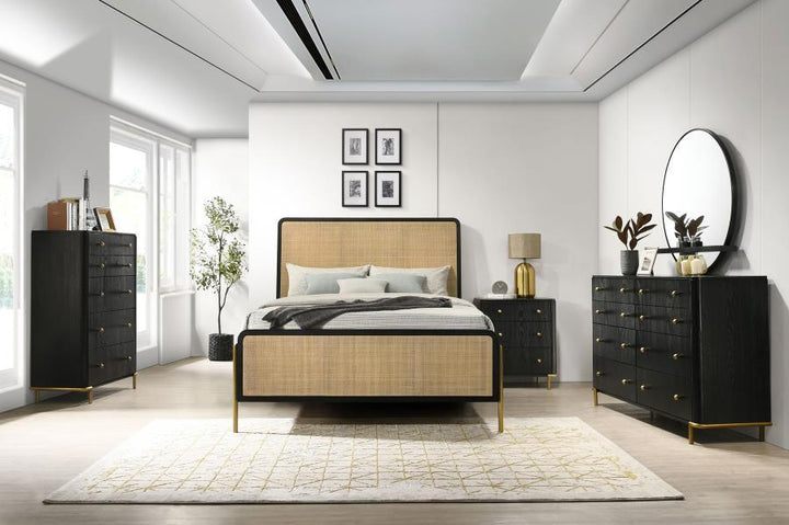 Arini - Dresser Mirror - Black Mirror modern furniture Contempo Furniture