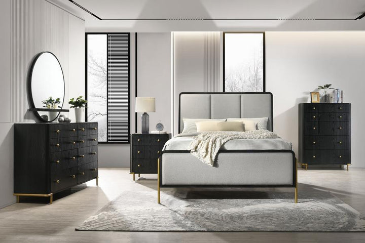 Arini - Dresser Mirror - Black Mirror modern furniture Contempo Furniture