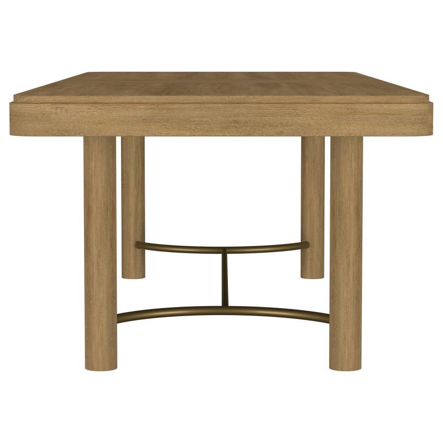 Arini - Extension Leaf Dining Table - Sand Wash Dining Table with Extension modern furniture Contempo Furniture