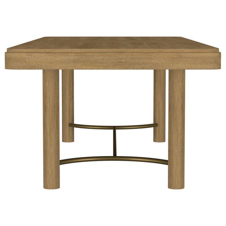 Arini - Extension Leaf Dining Table - Sand Wash Dining Table with Extension modern furniture Contempo Furniture