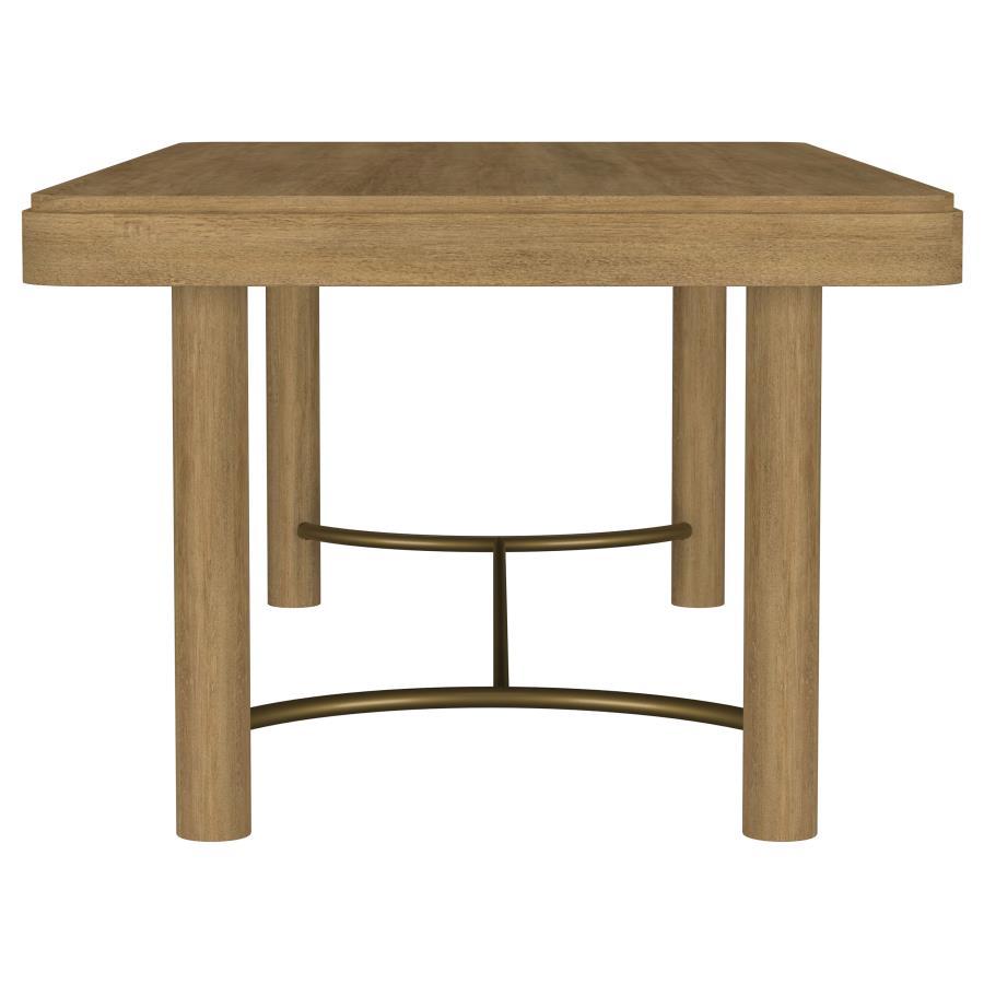Arini - Extension Leaf Dining Table - Sand Wash Dining Table with Extension modern furniture Contempo Furniture