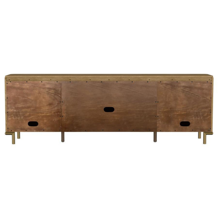 Arini - Rattan Cane 2 - Door TV Stand Media Console - Sand Wash TV Stand modern furniture Contempo Furniture