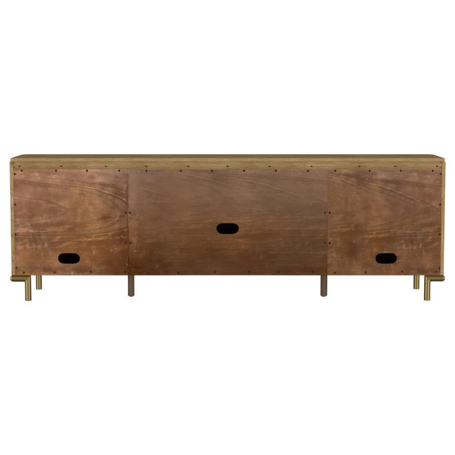 Arini - Rattan Cane 2 - Door TV Stand Media Console - Sand Wash TV Stand modern furniture Contempo Furniture