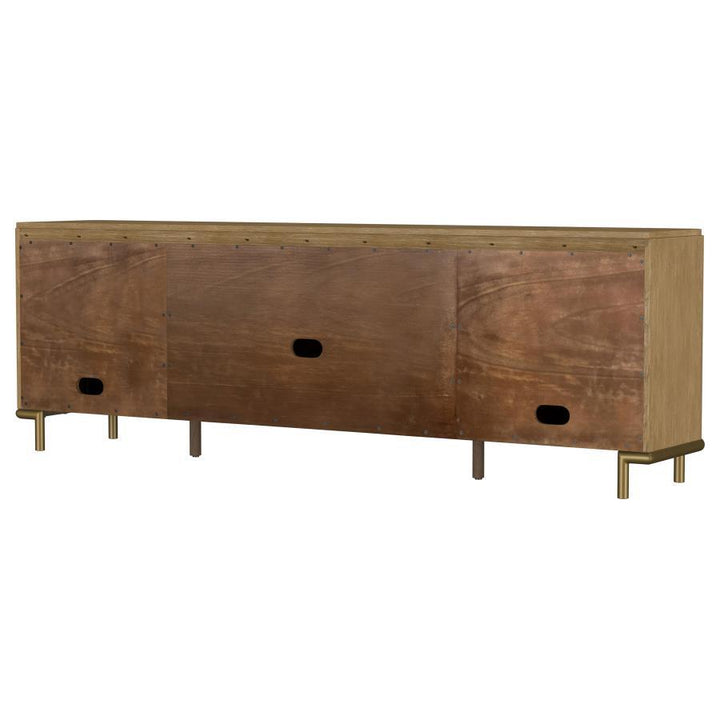 Arini - Rattan Cane 2 - Door TV Stand Media Console - Sand Wash TV Stand modern furniture Contempo Furniture