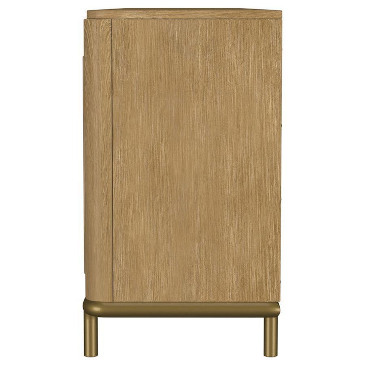 Arini - Rattan Cane 2 - Door TV Stand Media Console - Sand Wash TV Stand modern furniture Contempo Furniture
