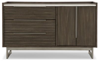 Arkenton Dresser - Dark Brown Dresser modern furniture Contempo Furniture
