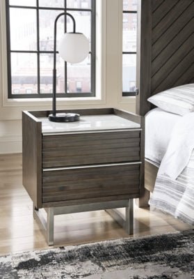 Arkenton Nightstand - Dark Brown | Ashley