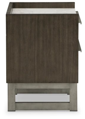 Arkenton Nightstand - Dark Brown Accent Nightstand modern furniture Contempo Furniture