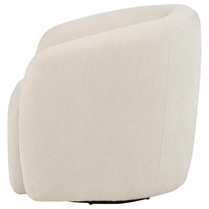 Arnaud Chenille Swivel Accent Chair Arm Chair modern furniture Contempo Furniture