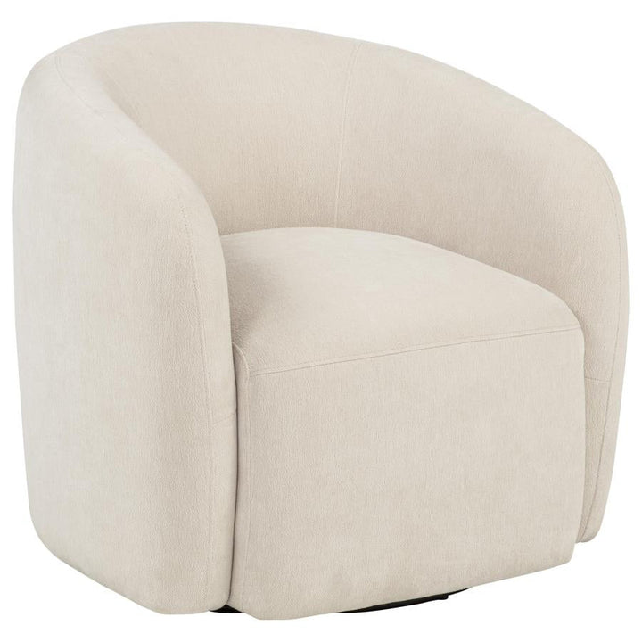 Arnaud Chenille Swivel Accent Chair Arm Chair modern furniture Contempo Furniture