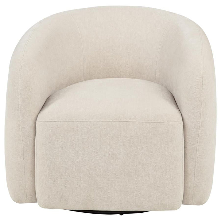 Arnaud Chenille Swivel Accent Chair Arm Chair modern furniture Contempo Furniture
