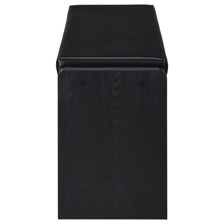 Arrington - Storage Bench - Black Storage Bench modern furniture Contempo Furniture
