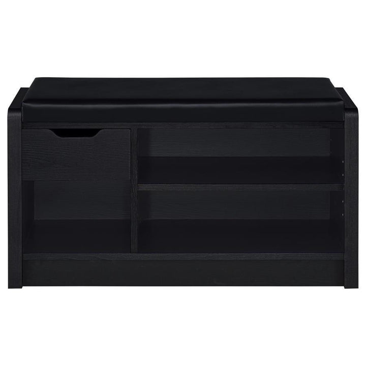 Arrington - Storage Bench - Black Storage Bench modern furniture Contempo Furniture