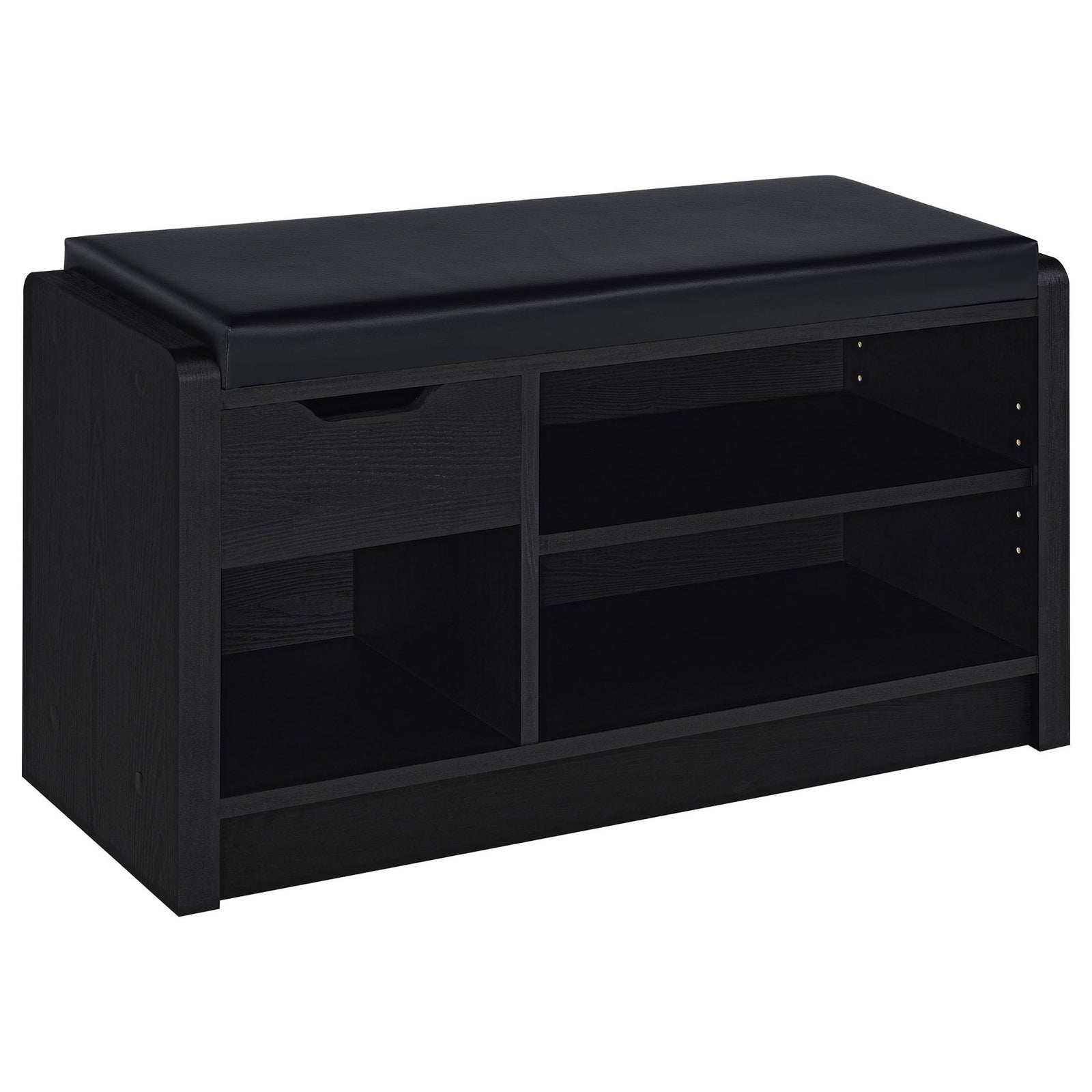Arrington - Storage Bench - Black Storage Bench modern furniture Contempo Furniture