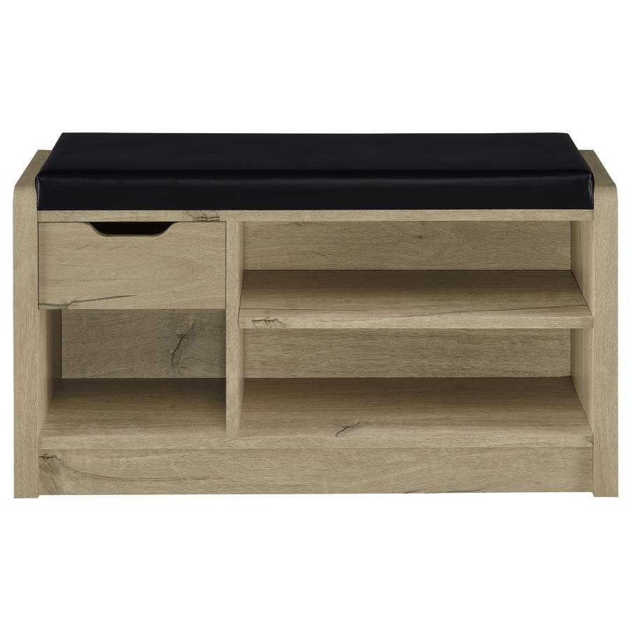 Arrington - Storage Bench - White Oak Storage Bench modern furniture Contempo Furniture