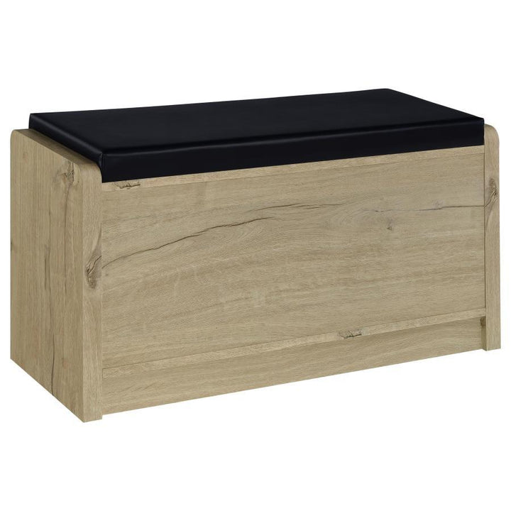 Arrington - Storage Bench - White Oak Storage Bench modern furniture Contempo Furniture