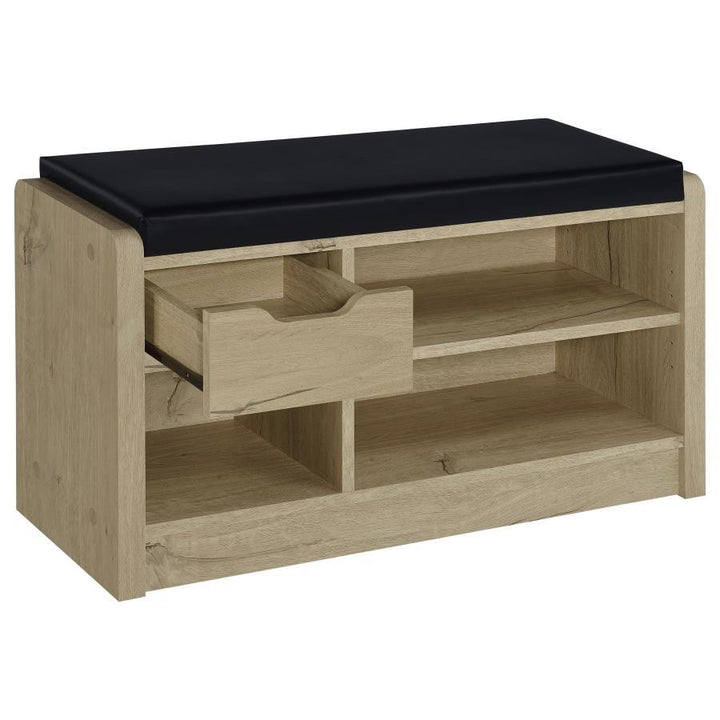 Arrington - Storage Bench - White Oak Storage Bench modern furniture Contempo Furniture