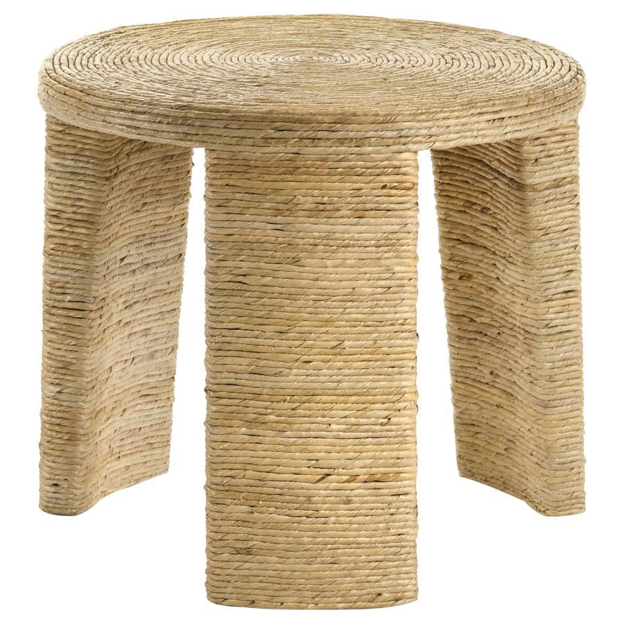 Artina - 2 Piece Rattan Coffee And End Table Set - Natural Table Set modern furniture Contempo Furniture