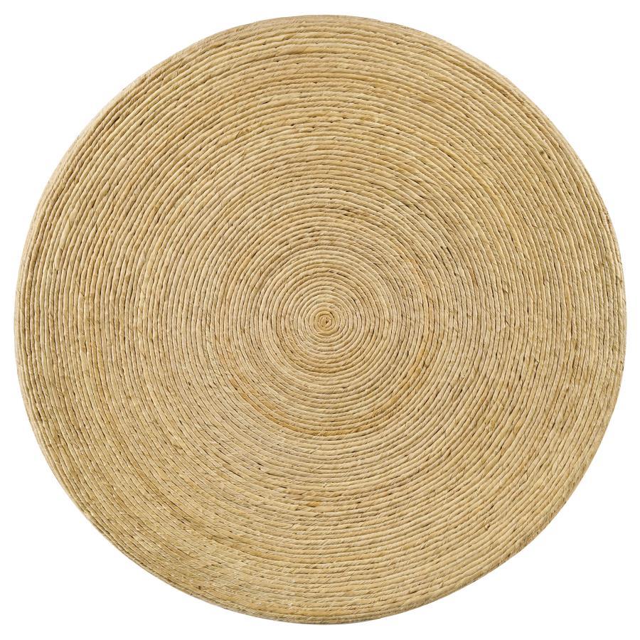 Artina - 2 Piece Rattan Coffee And End Table Set - Natural Table Set modern furniture Contempo Furniture