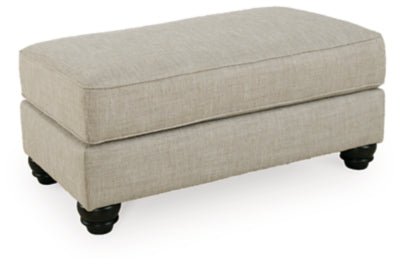 Asanti Ottoman - Pearl Silver Accent Ottoman modern furniture Contempo Furniture