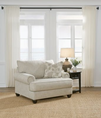 Asanti Oversized Chair - Pearl Silver Arm Chair modern furniture Contempo Furniture