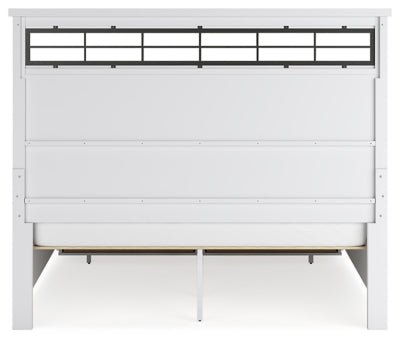 Ashbryn California King Panel Storage Bed - White Storage Bed modern furniture Contempo Furniture