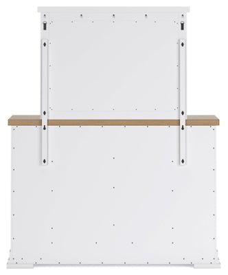Ashbryn Dresser and Mirror - White Dresser &amp; Mirror modern furniture Contempo Furniture